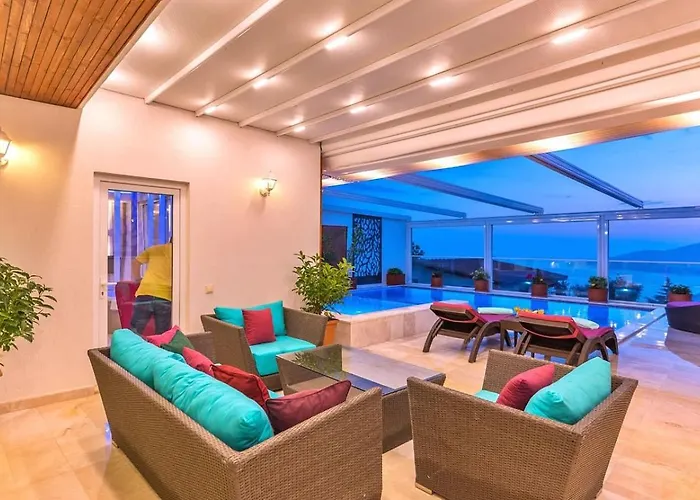 2 Bedroom With Private Heated Pool Pool And Jacuzzi Villa Kalkan